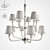 Artistic Oak Chandelier 07 3D model small image 1