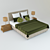 Butterfly Bed: Elegant and Spacious 3D model small image 1