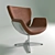 SohoSoft Tin Swivel Chair 3D model small image 1