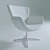 SohoSoft Tin Swivel Chair 3D model small image 2