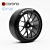 BBS Slick Ring with Michelin Tire 3D model small image 1