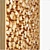 A467 Natural Wood Panel 1000x1000x70mm 3D model small image 2