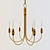 Elegant Fairlight Chandelier 3D model small image 1