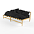 Double Comfort Ottoman: Versatile and Stylish! 3D model small image 1