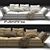 Flexform Sunny Sofa: Modern and Versatile Comfort 3D model small image 1