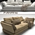 Flexform Sunny Sofa: Modern and Versatile Comfort 3D model small image 2