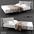 Flexteam Modern Bed 3D model small image 1