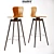 Title: Scandinavian Style Bar Stool 3D model small image 1