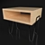 Modern Plywood Nightstand 3D model small image 2