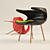 Featherston Relaxation Chair 3D model small image 1