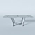 Modern Designer Dining Table 3D model small image 2