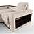 Modern Corner Sofa Divanger Stuttgart 3D model small image 2