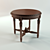 Elegant Classical Coffee Table 3D model small image 1