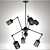 Vintage Loft Spider Chandelier 3D model small image 3