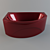 Akrilan Red Night Asymmetric Bath 3D model small image 1