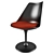 Modern Fiberglass Tulip Chair 3D model small image 3