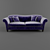 Elegant Etienne Sofa by Parker Knoll 3D model small image 3