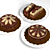 Delicious Chocolate Cake 3D model small image 1