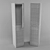 Retro Metal Locker 3D model small image 2