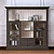 Elegant Gustave Wooden Wardrobe Showcase 3D model small image 1