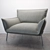 Sleek and Stylish: Jardan Lewis Leather Sofa 3D model small image 1