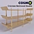 Bentwood Double Rack - Stylish Storage Solution 3D model small image 1