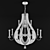 Elegant Middlefield Chandelier - 12 Candle Design 3D model small image 2