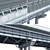 Dual Support Motor-Road Bridge 3D model small image 3