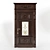 Elegant Entry Door - 2420mm x 1286mm 3D model small image 1