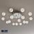 Elegant Wofi Astro Ceiling Lamp 3D model small image 1