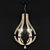 Elegant Middlefield Chandelier: 6 Candlelights 3D model small image 1