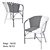 Elegant Rattan Chair - Classic Design 3D model small image 3