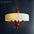 Shanghai Red Chinese Chandelier - Currey & Company 3D model small image 1