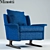 Cozy Spencer Arm Chair 3D model small image 1