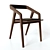 Sleek Katakana Chair by Sean Dare 3D model small image 1