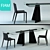  Stylish Square Table: 1200x1200 3D model small image 1