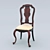 Elegant Beladora Open Back Chair 3D model small image 1