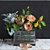 Austin's Rose Bouquet with Kumquat and Dusty Miller 3D model small image 2