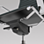 Origami Office Chair: Unmistakable Design 3D model small image 2