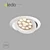 15W TD36 Round LED Downlight 3D model small image 1