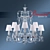 Baccarat Zenith 12-Light Chandelier 3D model small image 2