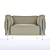 Luxurious Cassina Le Grand LC3 3D model small image 1