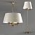 Elegant Alfa Roksana Pendant and Floor Lamps 3D model small image 1