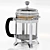 Modern Frenchpress for Perfect Brewing 3D model small image 3