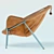 Elegant Jorgensen Lounge Chair 3D model small image 2