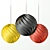 Elegant Twister Pendant Lamp 3D model small image 1