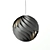 Elegant Twister Pendant Lamp 3D model small image 2