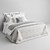 Luxury Linen Bedding Set 3D model small image 1