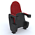 Soundproof Cinema Chair 3D model small image 2