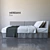 Meridiani Fox: Versatile Sofa Bed 3D model small image 1